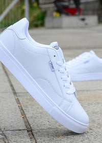 All white