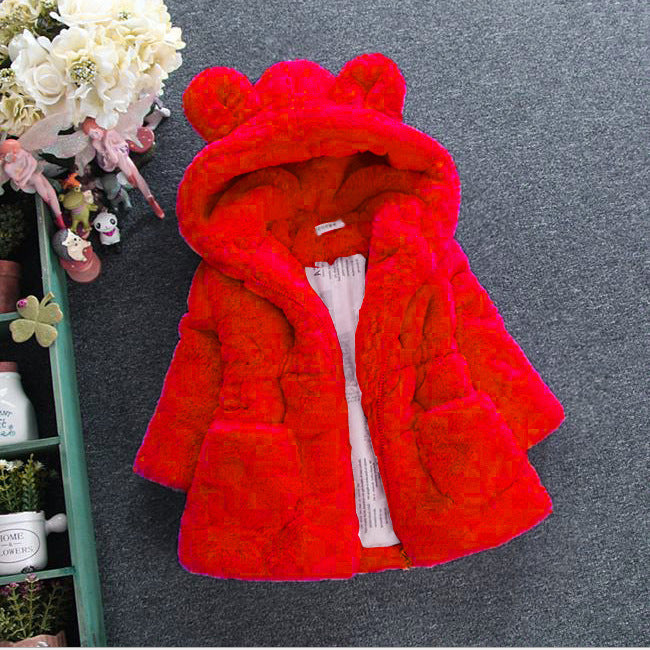 The Autumn Fur: Girls’ Luxury Fur Coat for Autumn Winter