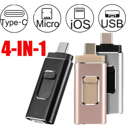OmniKey™ 4-in-1: Universal Type-C & USB Flash Storage Stick