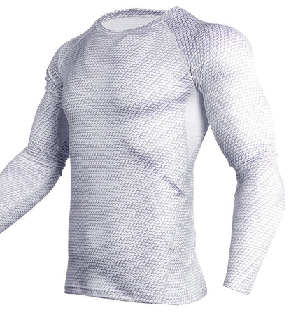 Men Gym Running Shirt Quick Dry Breathable Fitness Sport Shirt