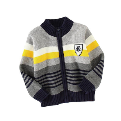 Signature Pure Cotton Fleece Knit Cardigan