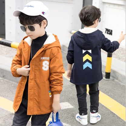 The Urban Windbreaker: Plus-Velvet Korean-Style Windbreaker