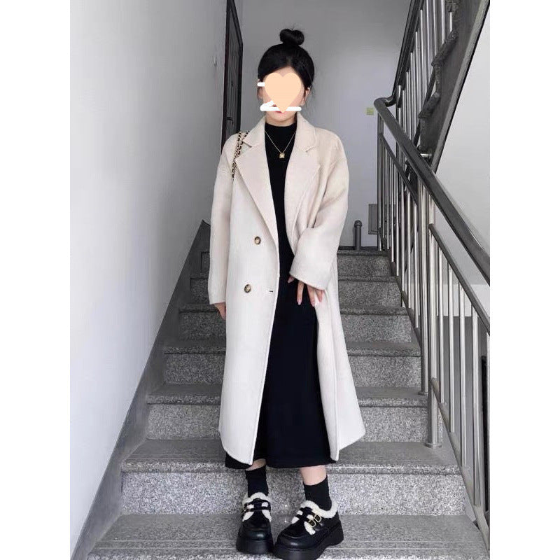 Woolen Women's Fashionable All-match Coat