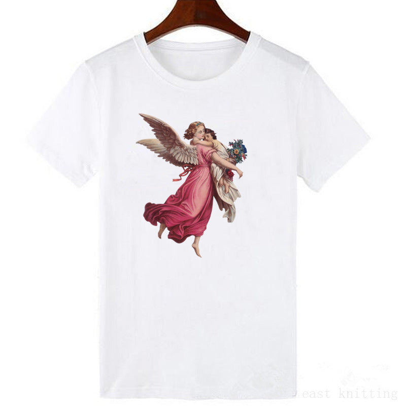 Adam and Eve crewneck T-shirt