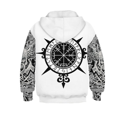 Digital Expression Fashionable Loose Hoodie