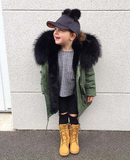 The Artisan Faux: Children’s Premium Faux Fur Winter Coat