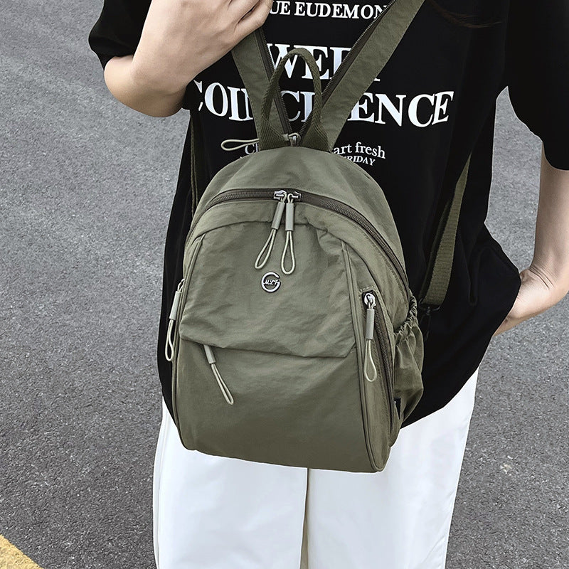 Multi-layer Nylon Backpack New Multi-purpose One Shoulder