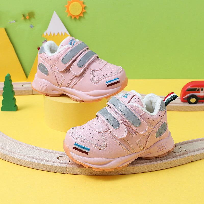 The Thermal Plush: Thickened Fleece-Lined Dual-Cotton Shoes