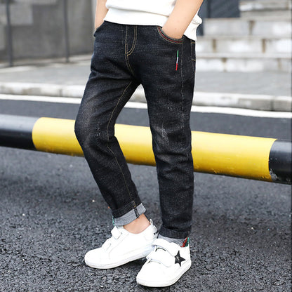 Boys Denim Trousers New Style Big Children Spring Autumn Trousers Timeless Play
