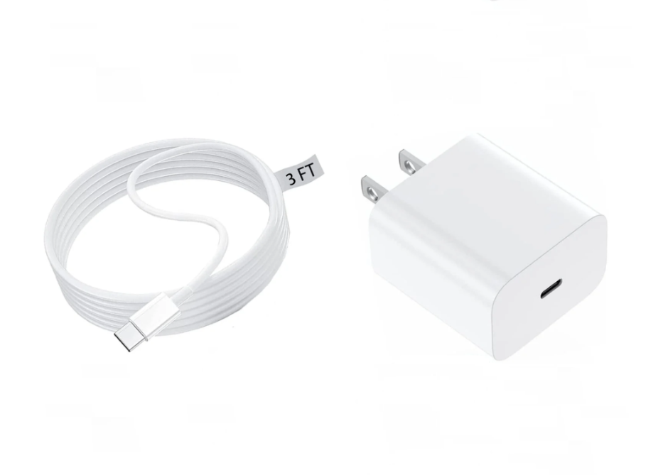 CubeCharge: 6FT Lightning Cable & Premium Travel Wall Adapter