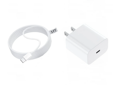CubeCharge: 6FT Lightning Cable & Premium Travel Wall Adapter