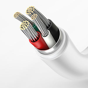 CubeCharge: 6FT Lightning Cable & Premium Travel Wall Adapter