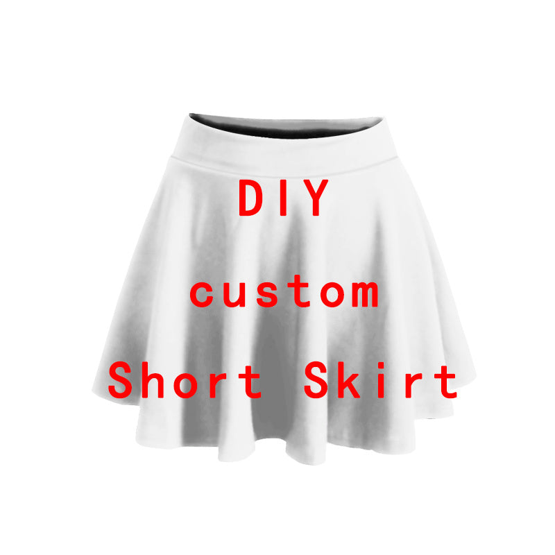 3D Women Fashion Skirt Streetwear Short Skirts Girls Casual Trendy
