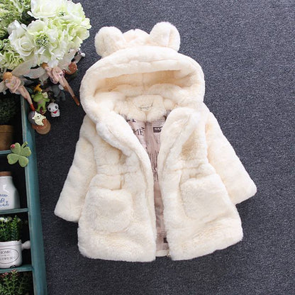 The Autumn Fur: Girls’ Luxury Fur Coat for Autumn Winter
