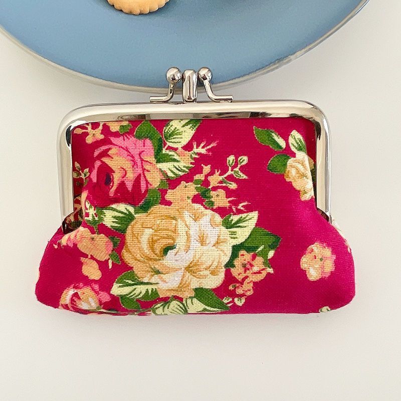 Retro Mini Canvas Coin Purse