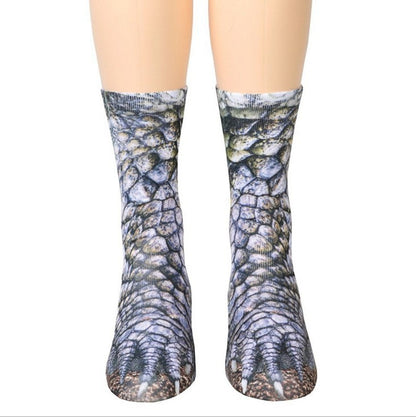 The Feline Paw: 3D Animal Paw Cute Long Socks