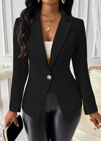 Belt Buckle Long Black