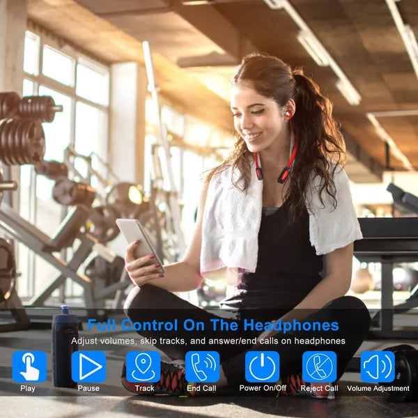 SweatNeck V4.2: Sweat-Proof Magnetic Neckband Stereo Sport Bluetooth Earphones