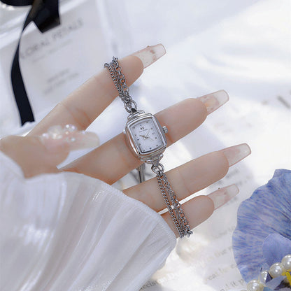 Ladies New Minority Simple Light Blue Watch