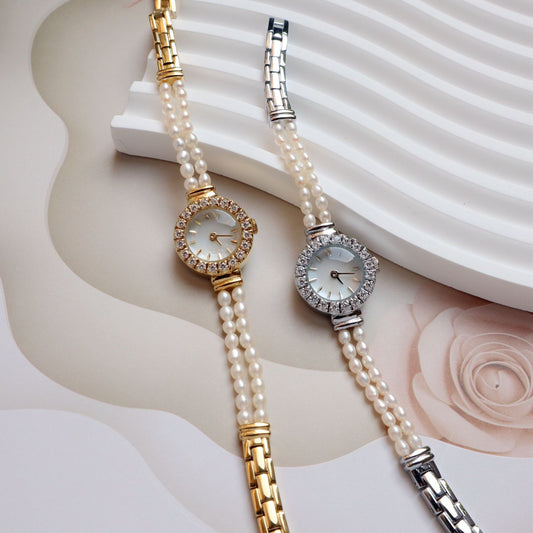 Women's All-match 6A Natural Freshwater Pearl High-grade Bracelet Watch