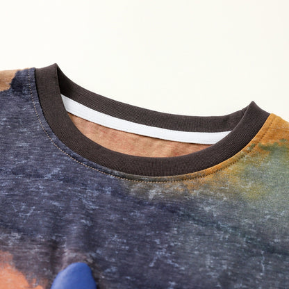 The Bubble Prism: Tie-Dye Bubble-Printed Short-Sleeve T-Shirt