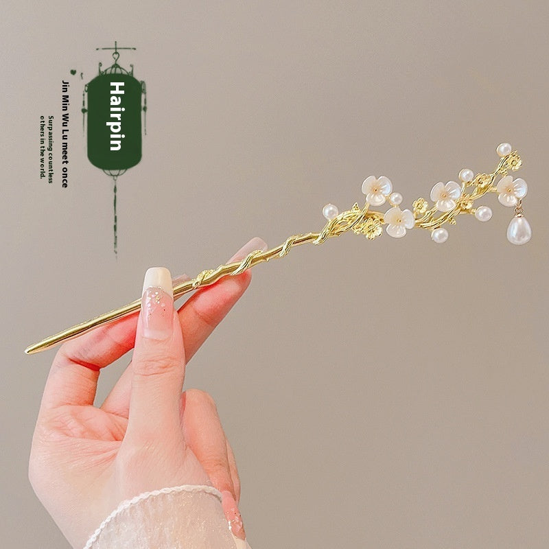 New Chinese Style Updo Hair Clasp High Sense Ebony Hairpin