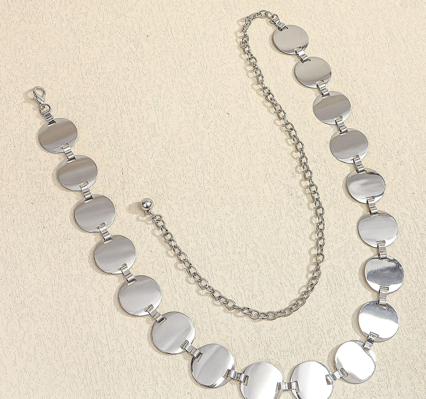 Small Round Slice Waist Chain With Skirt Pants Chain