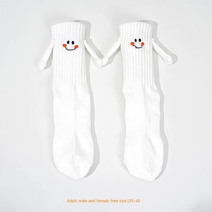 The Magnetic Bond: Magnetic Hand-Holding Tube Socks