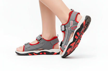 Elementary Kinetic: School-Ready Velcro Sports Sandals