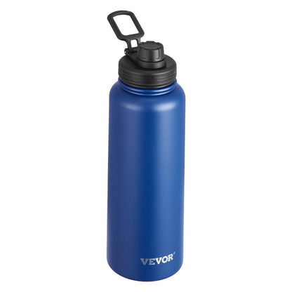Azure Wide: 40oz Wide-Mouth Stainless Steel Insulated Bottle