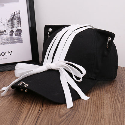 Three-dimensional Ear Straps Decorative Niche Baseball Cap