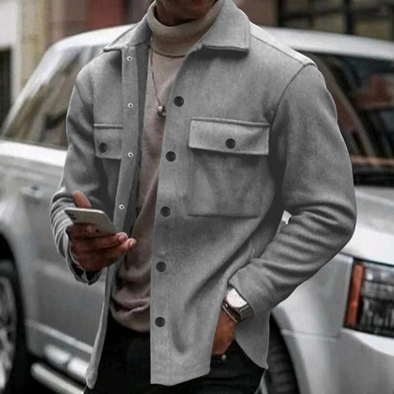Mens Casual Fashionable Slim Fit Jacket Tailored Effortless Style