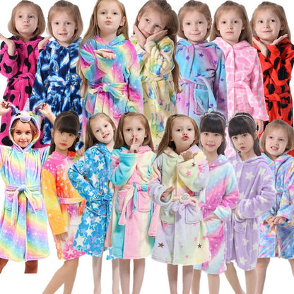 The Tenma Robe: Flannel Children’s Home Nightgown