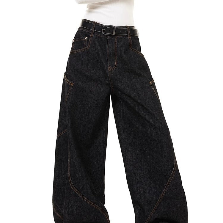 Retro Street Design Profile Machete Jeans