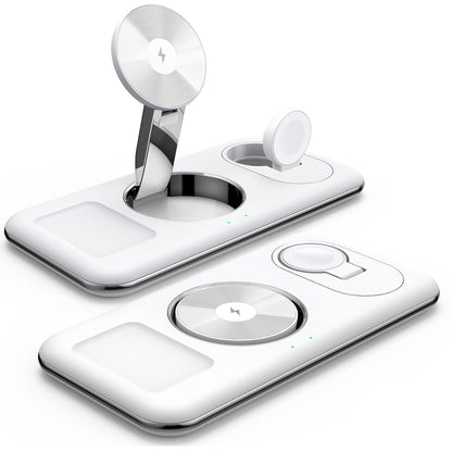MagFold Desk: Adjustable Magnetic Charging Bracket & Desktop Dock