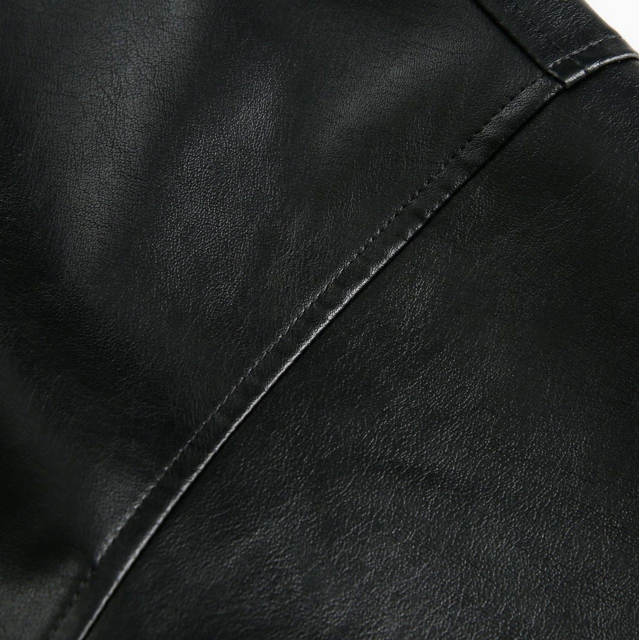 Mens American-Style Retro Simple Hooded Leather Coat Jacket Classic Icon