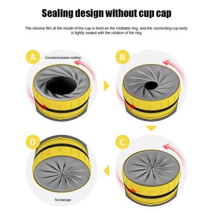 Double-Wall Insulated Travel Tumbler with Straw | Portable Spill-Resistant Sippy Cup for Adults & Kids