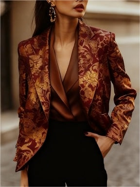 Casual Retro Stand Collar Coat