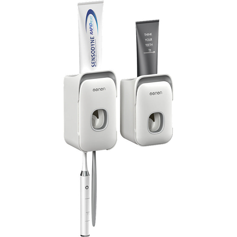 Punch Free Rack Toothpaste Holder Lazy Fantastic Squeezing Tool