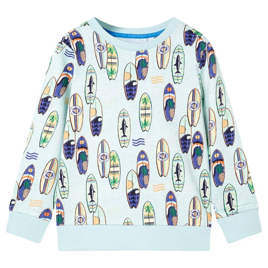 The Azure Melange: Light Blue Melange Sweatshirt Series
