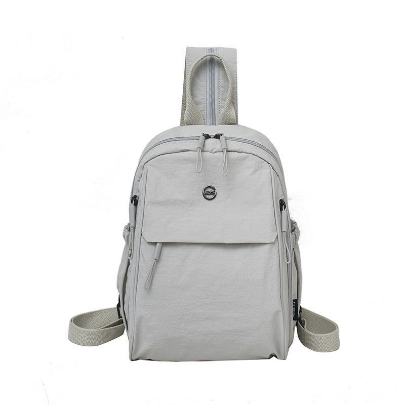 Multi-layer Nylon Backpack New Multi-purpose One Shoulder