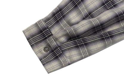 Patch Letter Embroidery Long Sleeve Shirt Men