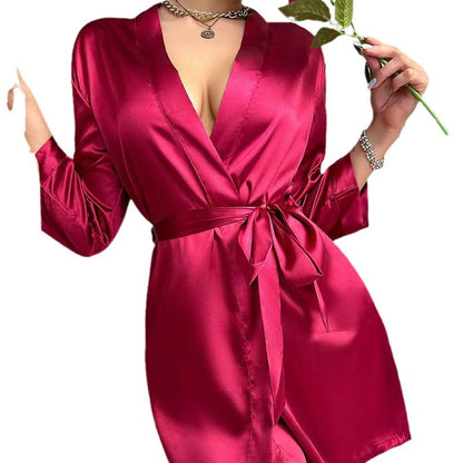 The Solid Robe: Fashion Personality Ladies’ Robe