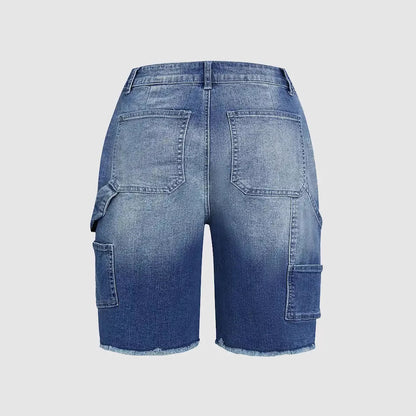 European And American Style Women's Heavy Industry Wash Straight All-matching Slim Jeans