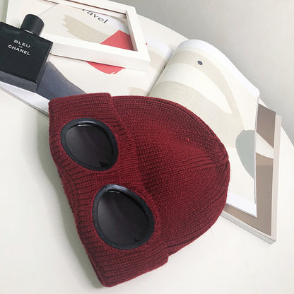 Pilot Wool Hat Winter Warm Knitted Hat