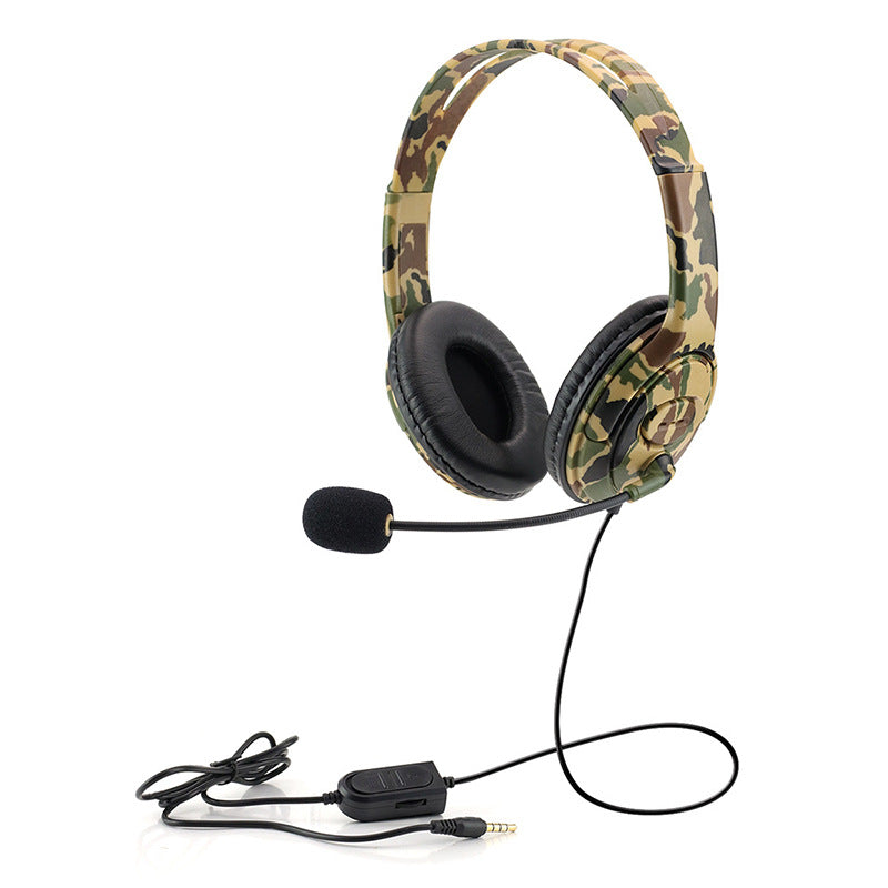 CamoStrike: Camouflage PS4 Bass Gaming Headset