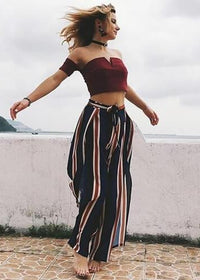 Red and blue stripes
