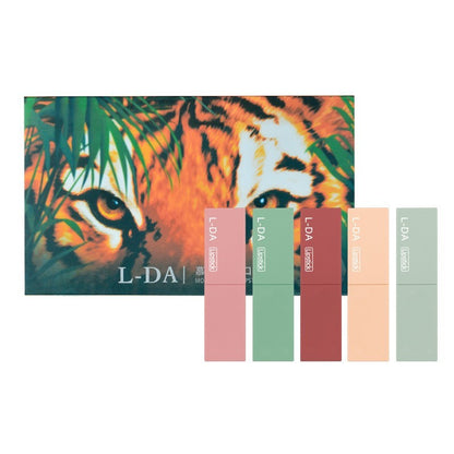 5 sets of lipstick in the same gift box