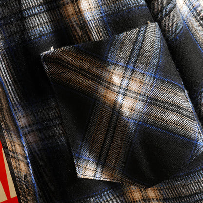 Long sleeve plaid shirt