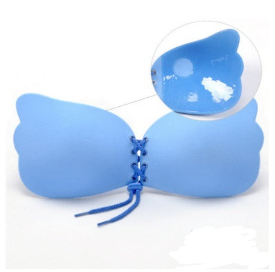 Strapless Adhesive Push-Up Bra | Invisible Rabbit-Style Backless Brassiere for Women
